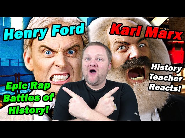 Henry Ford vs Karl Marx | Epic Rap Battles of History | History Teacher Reacts