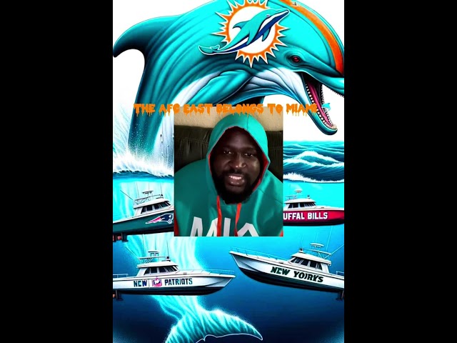 The Miami Dolphins run the AFC East