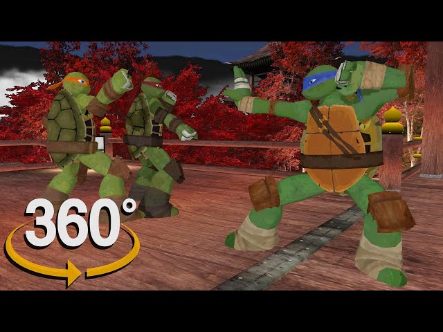 Teenage Mutant Ninja Turtles! - 360° Rise! (3D VR Game Experience!)