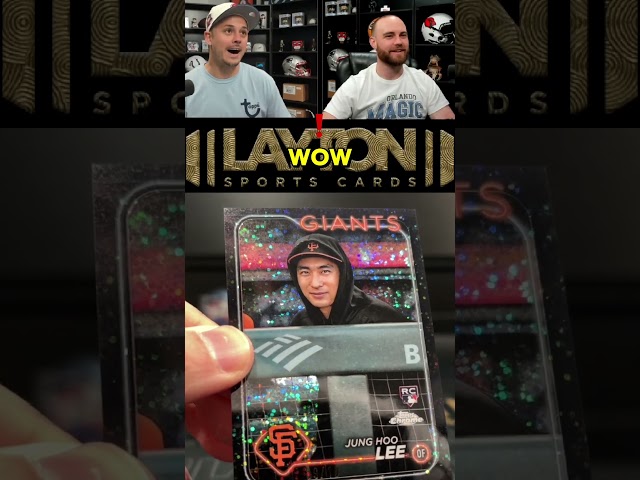 Giants -Jung Hoo Lee -Black Speckle Image Variation to 10 #livebreaks #boxbreaks #mlb #toppschrome