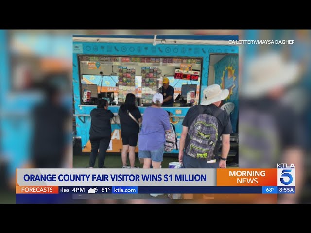 Visitor to Orange County Fair wins $1 million