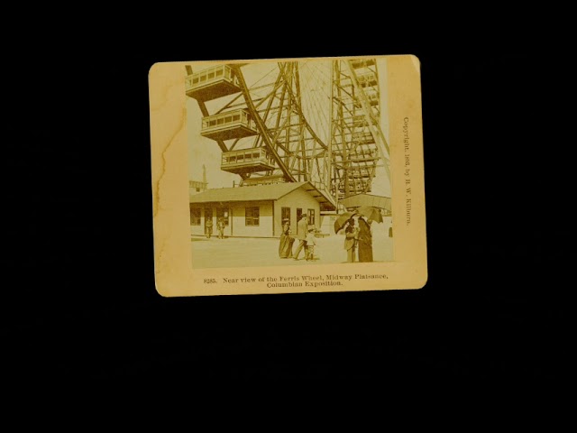 Ferris Wheel, Midway, Chicago World's Fair 1893 (silent, still image)