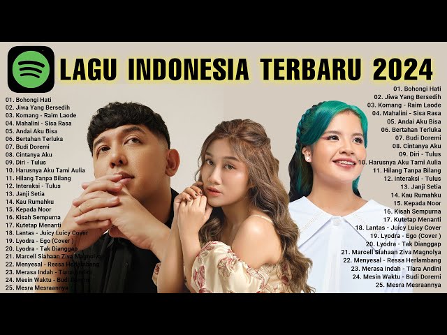 Lagu Pop Indonesia Terpopuler - SPOTIFY TOP HITS PLAYLIST 2024 - Lagu Viral Spotify Tiktok