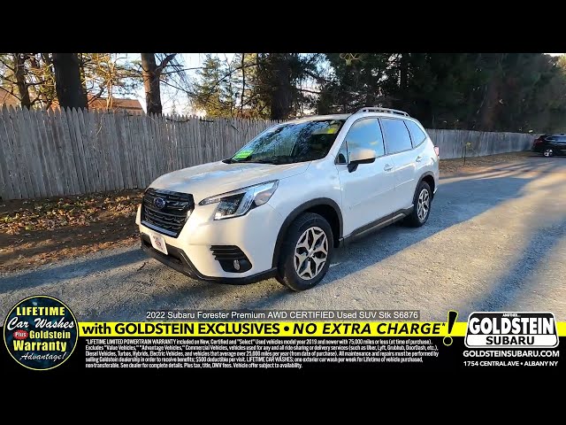 2022 Subaru Forester Premium AWD CERTIFIED Used SUV Stk S6876