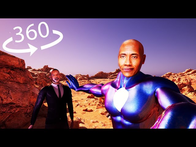 360° VR - The Rock saves YOU?