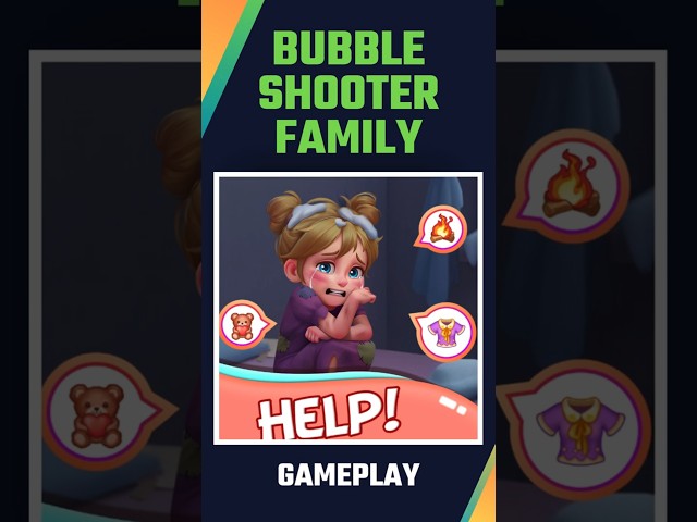 Puzzle Fun in Bubble Shooter Family! 🎮 #BubbleShooter #PuzzleGames #MobileGaming