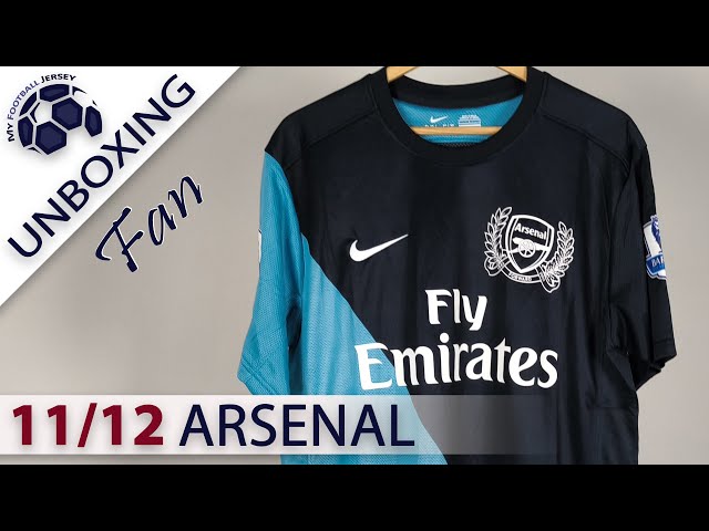 Arsenal Away Jersey 11/12 Van Persie (Jerseyjj) Fan Version Unboxing Review