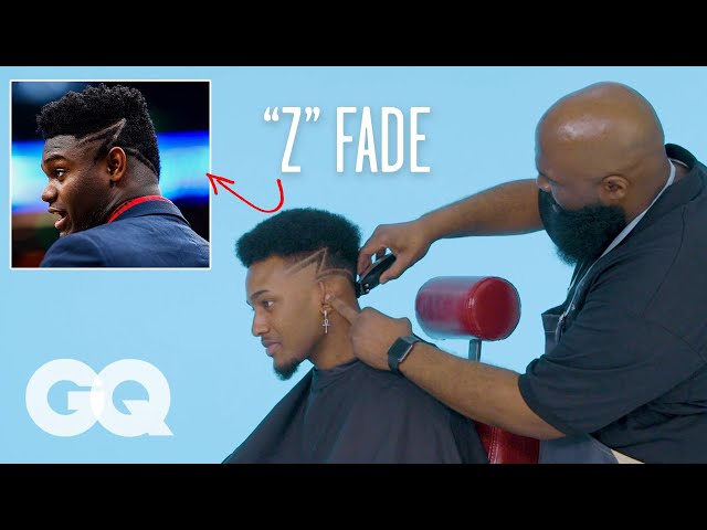 Zion Williamson's "Z" Fade Haircut Recreated by a Master Barber | GQ