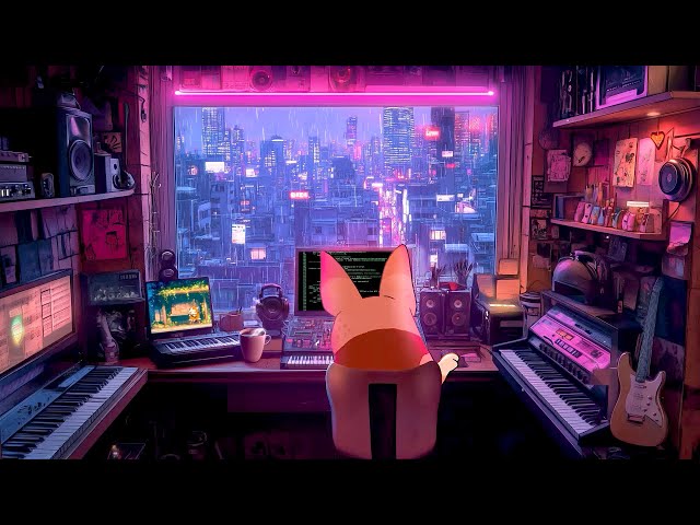 Coding Rainy Night ☔ Lofi Rainy Vibes ☔ Dreamy Lofi Songs To Make You Deep Focus To Work, Study To