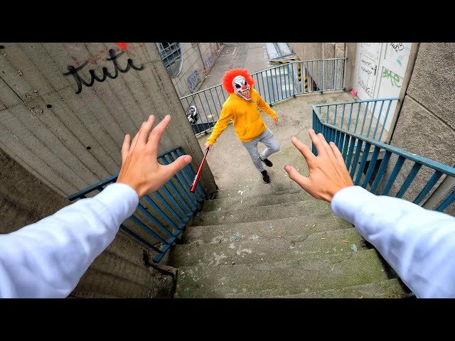 Horror Clowns VS Parkour POV | Halloween Chase VI