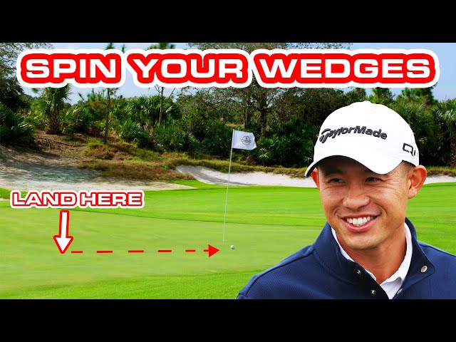 Collin Morikawa's Secret To Spinning 50-Yard Wedge Shots | TaylorMade Golf