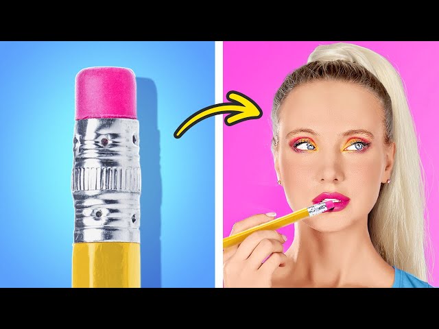 BEAUTY HACKS || Easy Crafts Tips and DIY School Supplies by 123 GO! Planet