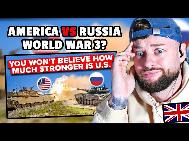 Scared British Guy Reacts to " USA vs Russia Military Power 2024"