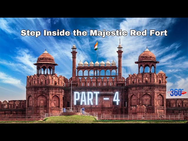 4: Step Inside the Majestic Red Fort: 360 Virtual Tour of India's Iconic Mughal Fortress, 360° Tour