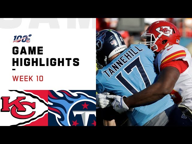 Chiefs vs. Titans Week 10 Highlights | NFL 2019