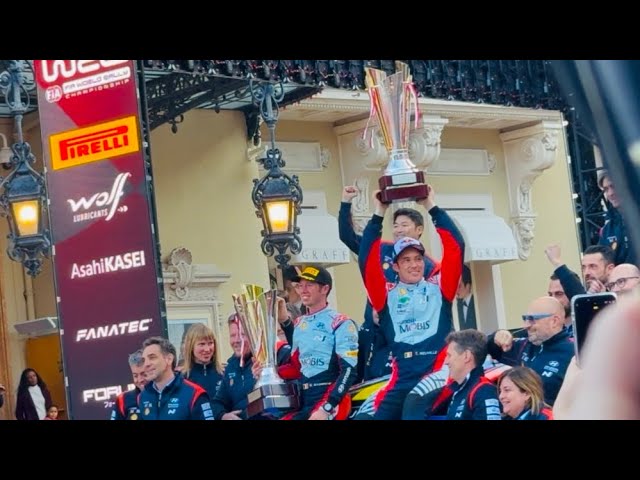 🏆THIERRY NEUVILLE WINNER RALLY MONTE-CARLO 2024 /MONACO SUPERCAR#monaco #billionaires #rally