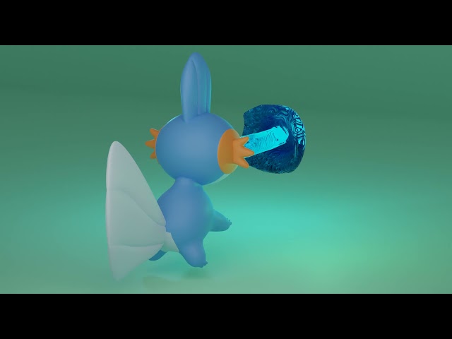 Mudkip concept 3d