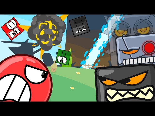 We INVADED Red Ball 4 and Fought Red Ball (Animation)