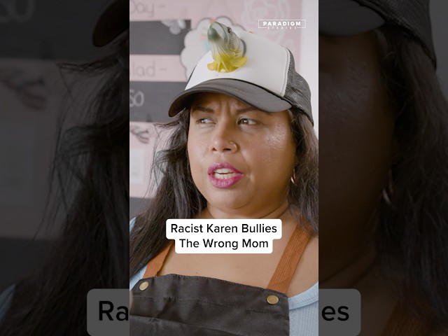 Racist Karen Bullies The Wrong Mom #shorts