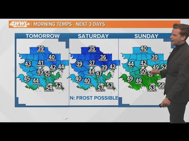 New Orleans Weather: Chilly weather here until Saturday