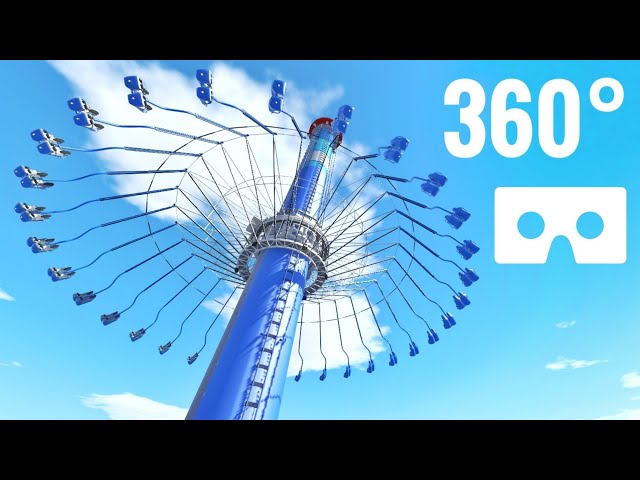 [360 degree video] 360° Swing Carousel Ride Roller Coaster Nintendo Switch Virtual Reality VR Box