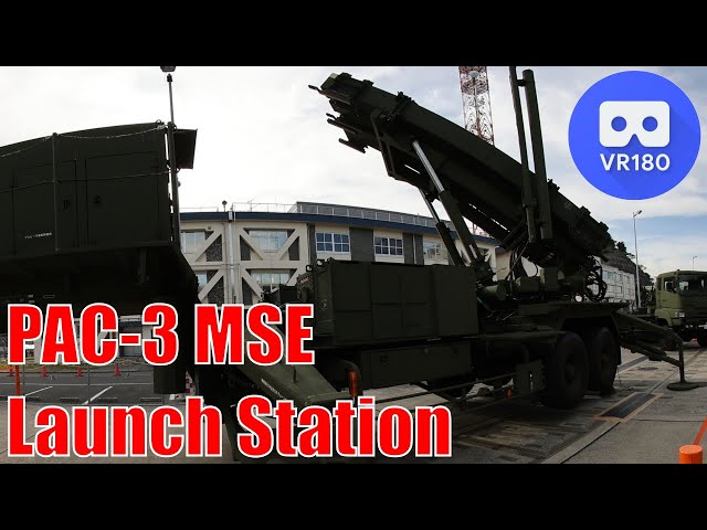 PAC-3 MSE Launching Station: Missile Defence on Japan VR VR180 3D