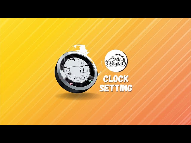 CLOCK Setting| Be Master of your Ducati Scrambler | WildMotor