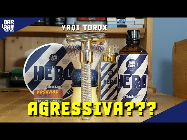 💈AGRESSIVO?!?! Yaqi Torqx Slant Ajustável & HERO Barba Tradicional💈