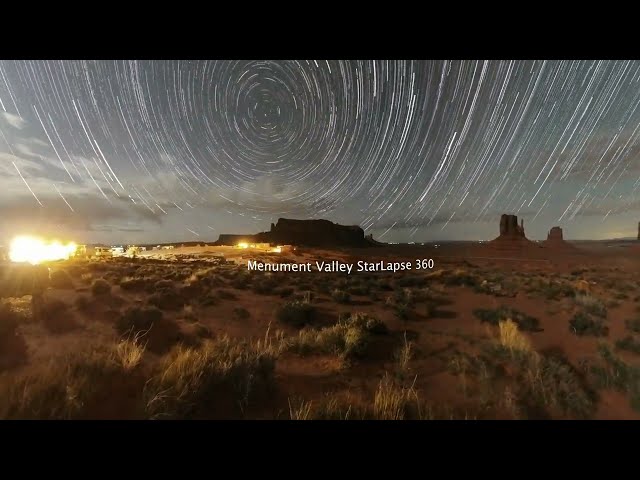 Monument Valley StarLapse (별들과 모뉴멘트밸리) 4k