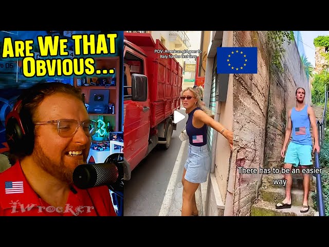 American Reacts to Stereotypical Americans' Experience in Europe..