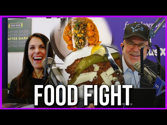 FOOD FIGHT!! Whose meal looks better??