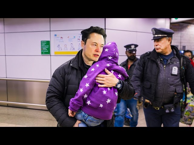 Elon Musk SPOTS 5-Year-Old Girl Alone In The Bus, What Happens Next Will Melt Your Heart