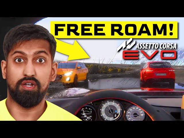 Assetto Corsa EVO 142KM Free Roam Map! (Sim Racing Show Ep31)