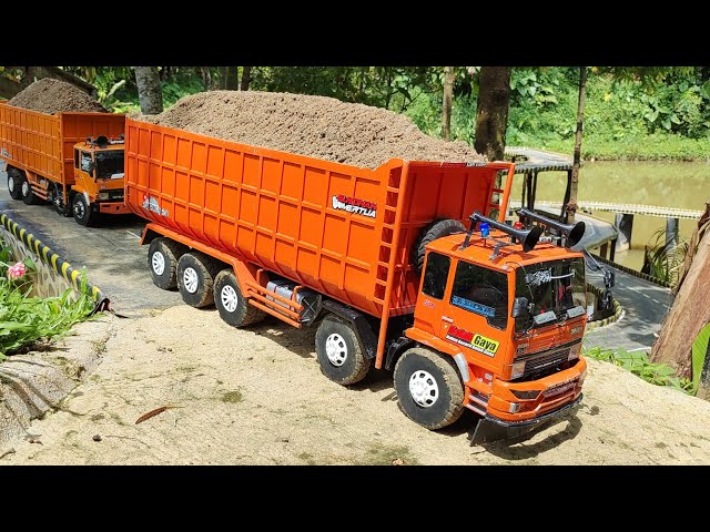 OFFROAD TRUCK Hino 500 Fuso Truck 220Ps Trinton TRIBAL Fuso Truck Through Mud EXTREME Rc Handmade