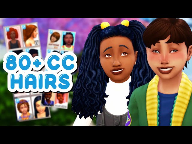 MAXIS MATCH KIDS HAIR COLLECTION + LINKS | The Sims 4 CC Showcase