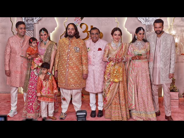 LIVE : Anant Ambani with Radhika Merchant | Grand Wedding