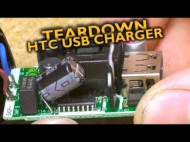 HTC 1A USB charger teardown (IMPRESSIVE build quality!)