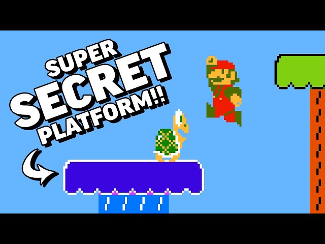 Ultimate World 1-3 SPEEDRUN Trick in Super Mario Bros. (NES)!!