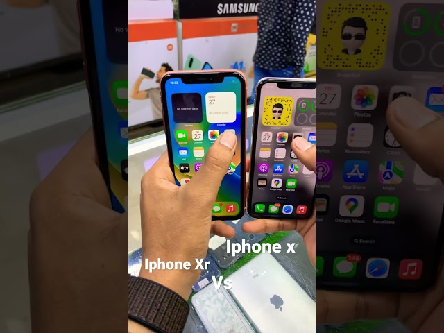 Iphone Xr Camera vs Iphone X Camera Test #shorts