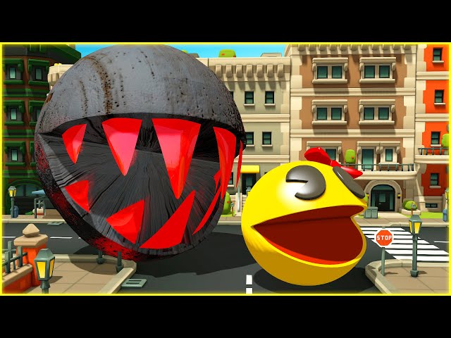 Pacman VS Monster Pacman  | Vatadot Animation