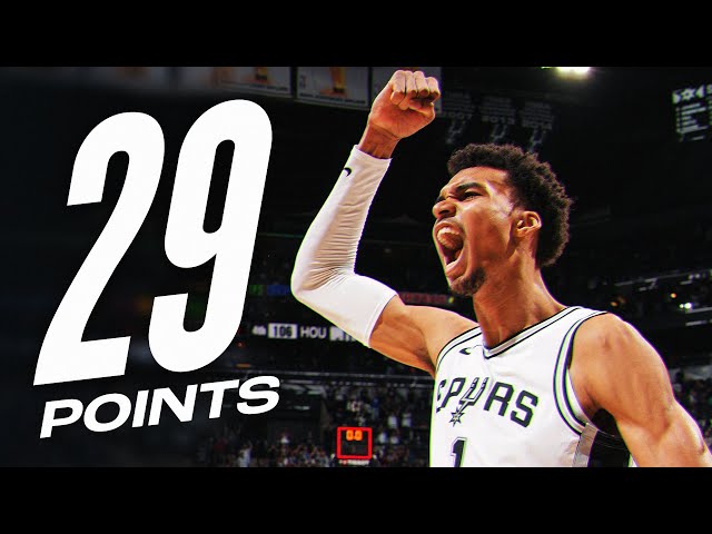 Victor Wembanyama Goes OFF For 29 PTS In Close Finish Against The Rockets! | October 26, 2024