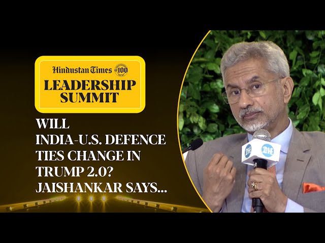 What Donald Trump’s Victory Means For India & The World: S Jaishankar At HTLS 2024