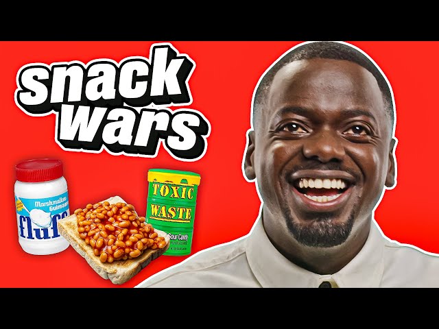 Daniel Kaluuya Rates American & British Snacks | Snack Wars | @ladbiblestories