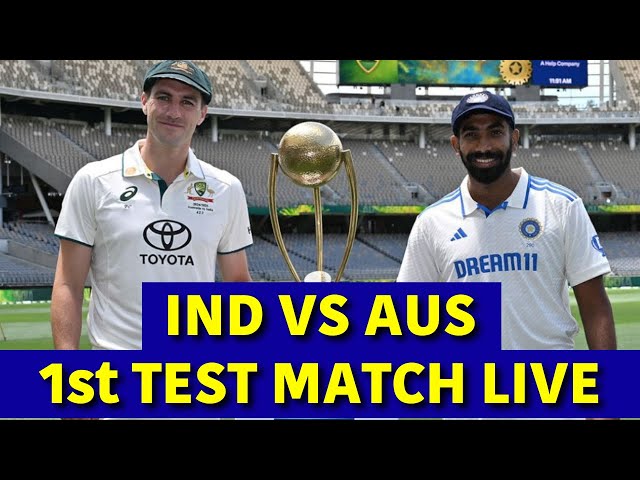 India VS Australia Test Match Live: Border Gavaskar Trophy | Perth Test Match | Virat Kohli