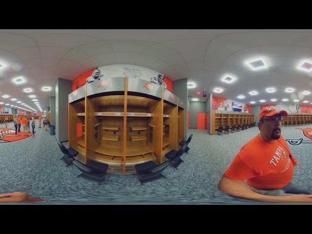 Spin Around the Buccaneers Lockerroom