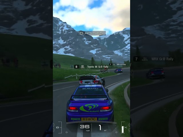 Subaru Impreza Rally Overtakes Peugeot RCZ | Gran Turismo 7 | Weekly Challenge | Nordwand