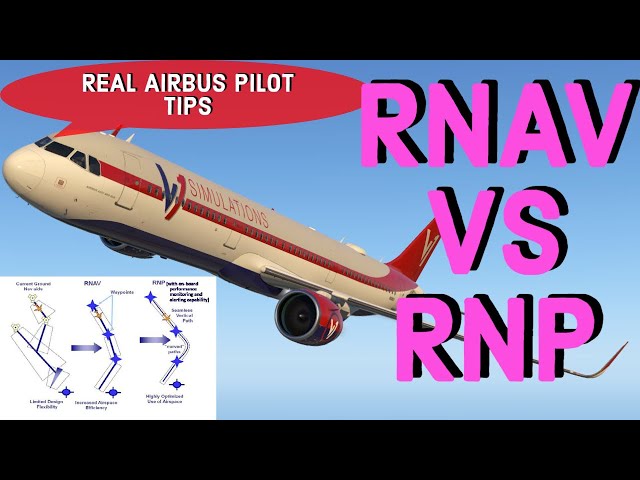 RNAV/GPS vs RNP | REAL Airbus PILOT | What is the difference? How to fly RNAV approaches