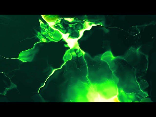 Liquid Abstract Neon Green 4K