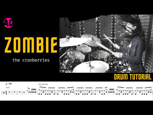 Zombie - The Cranberries - Drum Cover (Drum Score)