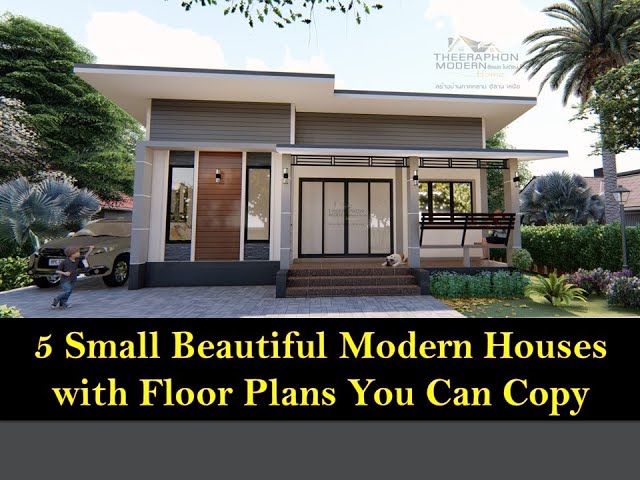 5 Small Beautiful Modern Houses with Floor Plans You Can Copy